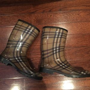 Authentic Burberry Rain Boots
